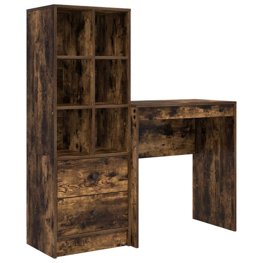 Desk Smoked Oak 115.5 x 40 x 127 cm 2 pcs Desk Smoked Oak 115.5 x 40 x 127 cm 2 pcs
