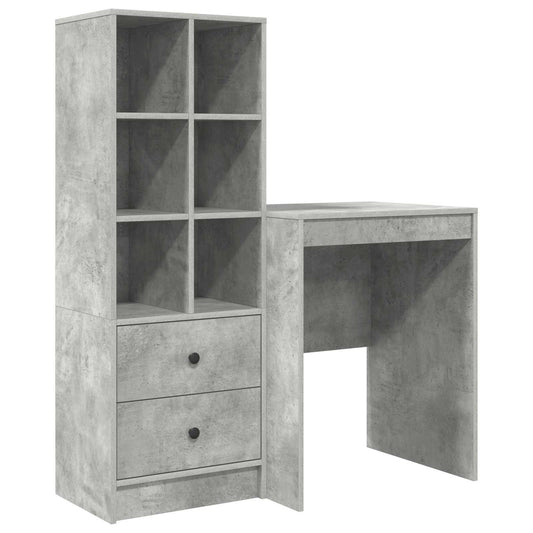 Desk Concrete Grey 105.5 x 50 x 127 cm 2 pcs Desk Concrete Grey 105.5 x 50 x 127 cm 2 pcs
