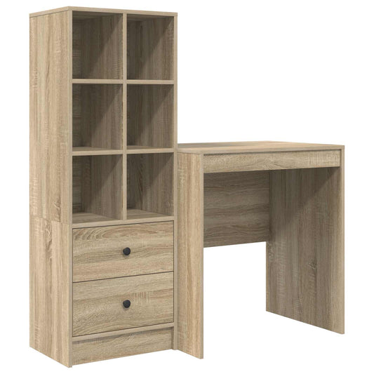 Desk Sonoma Oak 115.5 x 50 x 127 cm 2 pcs Desk Sonoma Oak 115.5 x 50 x 127 cm 2 pcs