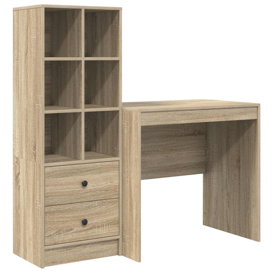 Desk Sonoma Oak 125.5 x 50 x 127 cm 2 pcs Desk Sonoma Oak 125.5 x 50 x 127 cm 2 pcs