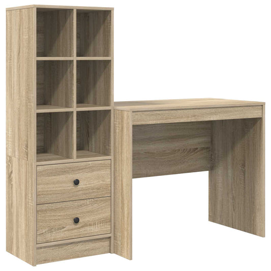 Desk Sonoma Oak 135.5 x 50 x 127 cm 2 pcs Desk Sonoma Oak 135.5 x 50 x 127 cm 2 pcs