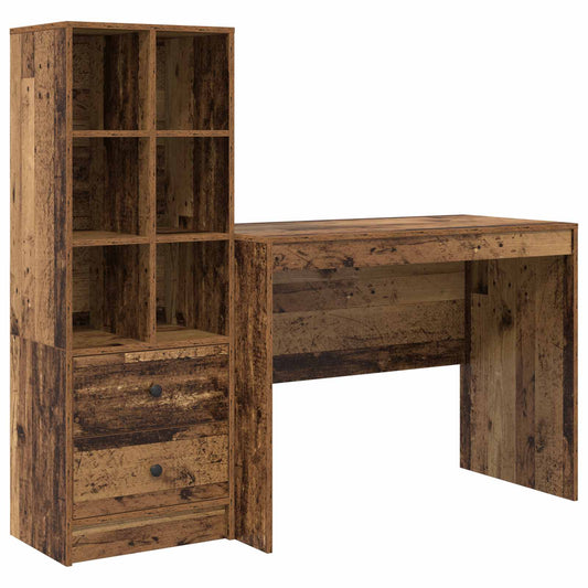 Desk Old Wood 145.5 x 50 x 127 cm 2 pcs Desk Old Wood 145.5 x 50 x 127 cm 2 pcs