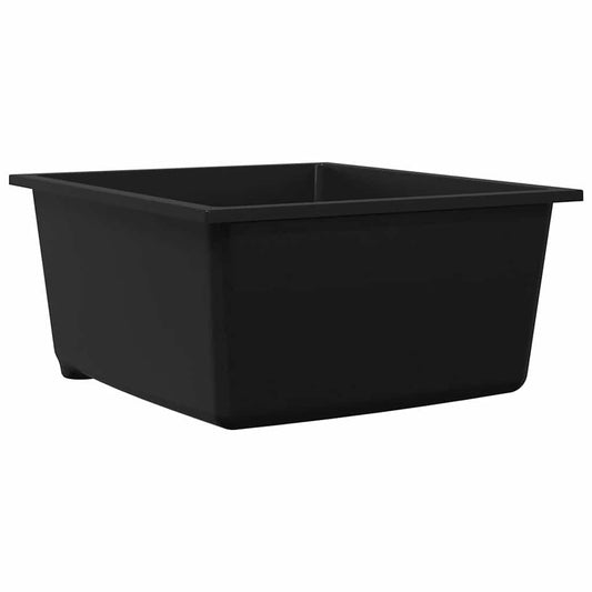 Kitchen Sink Black 38 x 44 x 20 cm Granite Kitchen Sink Black 38 x 44 x 20 cm Granite