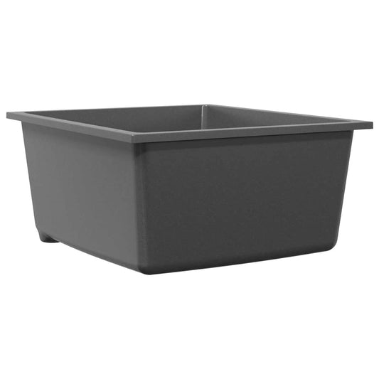 Kitchen Sink Grey 38 x 44 x 20 cm Granite Kitchen Sink Grey 38 x 44 x 20 cm Granite