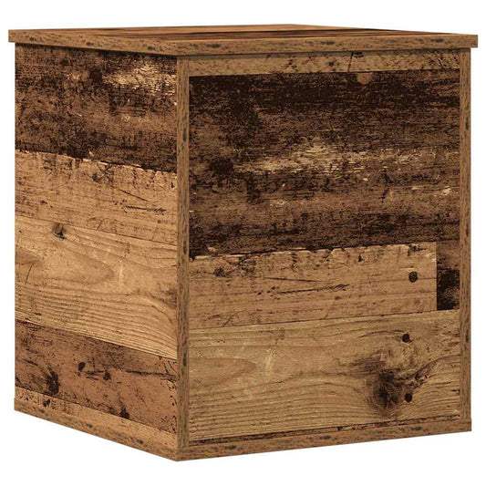 Storage Box Old Wood 40 x 42 x 46 cm Engineered Wood Storage Box Old Wood 40 x 42 x 46 cm Engineered Wood