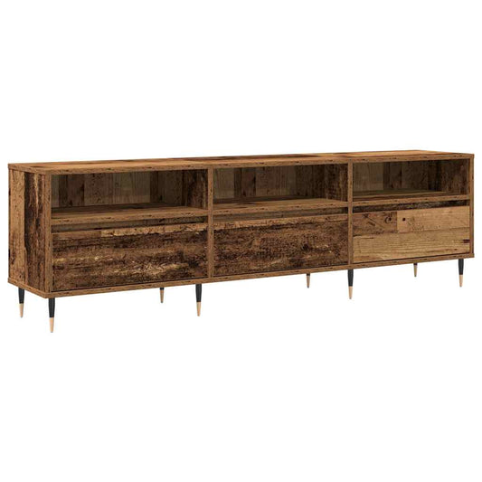 TV Cabinet Old Wood 150 x 30 x 45 cm Engineered Wood TV Cabinet Old Wood 150 x 30 x 45 cm Engineered Wood