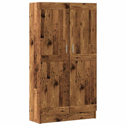 Book Cabinet Old Wood 82.5x30.5x150 cm Engineered Wood Book Cabinet Old Wood 82.5x30.5x150 cm Engineered Wood