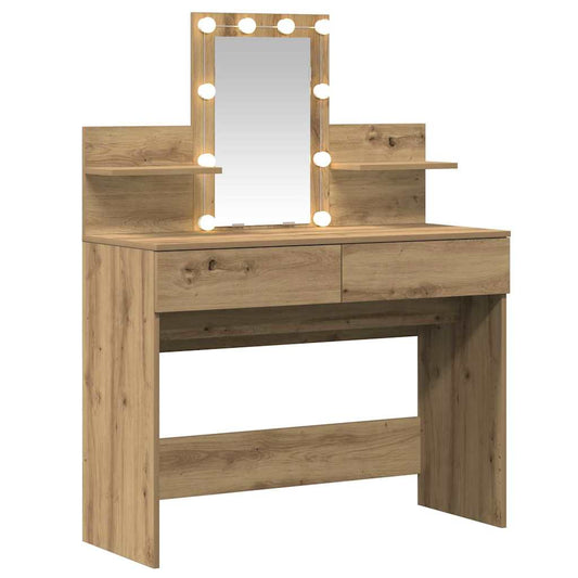 Dressing Table Artisan Oak 100 x 40 x 130 cm Engineered Wood Dressing Table Artisan Oak 100 x 40 x 130 cm Engineered Wood