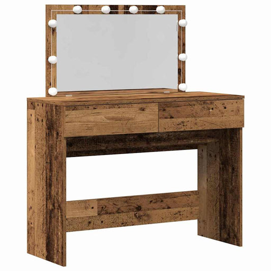 Dressing Table Old Wood 100 x 40 x 120 cm Engineered Wood Dressing Table Old Wood 100 x 40 x 120 cm Engineered Wood