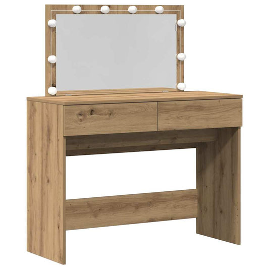 Dressing Table Artisan Oak 100 x 40 x 120 cm Engineered Wood Dressing Table Artisan Oak 100 x 40 x 120 cm Engineered Wood