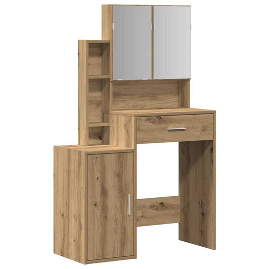 Dressing Table Artisan Oak 80 x 35 x 132 cm Engineered Wood Dressing Table Artisan Oak 80 x 35 x 132 cm Engineered Wood