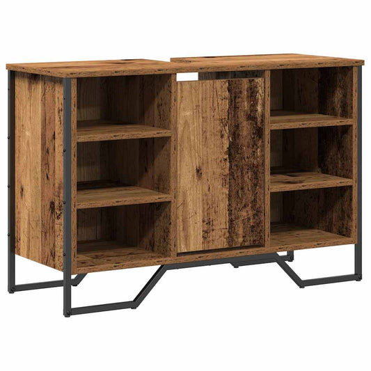 Bathroom Sink Cabinet Old Wood 91 x 35 x 60 cm Engineered wood Bathroom Sink Cabinet Old Wood 91 x 35 x 60 cm Engineered wood