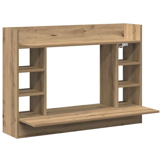 Wall-Mounted Desk Artisan oak 105 x 48 x 75 cm Engineered wood Wall-Mounted Desk Artisan oak 105 x 48 x 75 cm Engineered wood