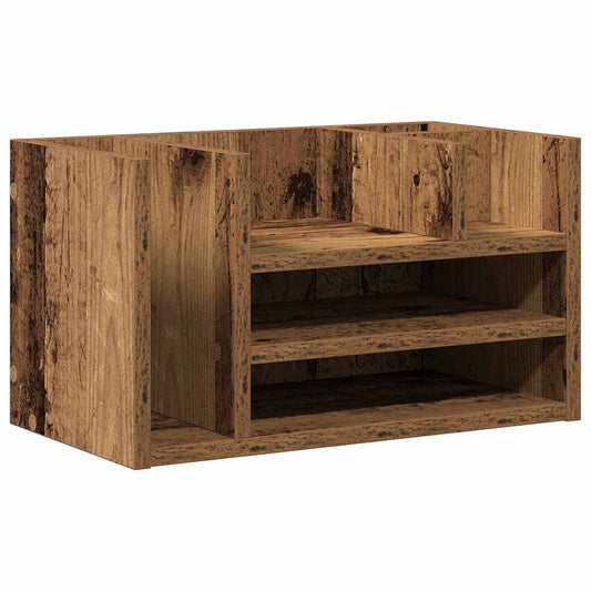 Desk Organiser Old Wood 44.5 x 24 x 25 cm Engineered Wood Desk Organiser Old Wood 44.5 x 24 x 25 cm Engineered Wood