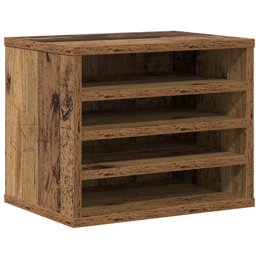 Desk Organiser Old Wood 36 x 26 x 29.5 cm Engineered Wood Desk Organiser Old Wood 36 x 26 x 29.5 cm Engineered Wood