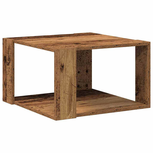 Coffee Table Old Wood 51.5 x 51.5 x 30 cm Engineered Wood Coffee Table Old Wood 51.5 x 51.5 x 30 cm Engineered Wood