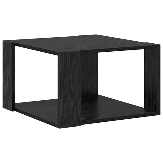 Coffee Table Black Oak 51.5 x 51.5 x 30 cm Engineered Wood Coffee Table Black Oak 51.5 x 51.5 x 30 cm Engineered Wood
