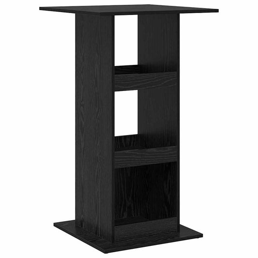 Bar Table 60 x 60 x 100 cm Engineered Wood Black Oak Bar Table 60 x 60 x 100 cm Engineered Wood Black Oak