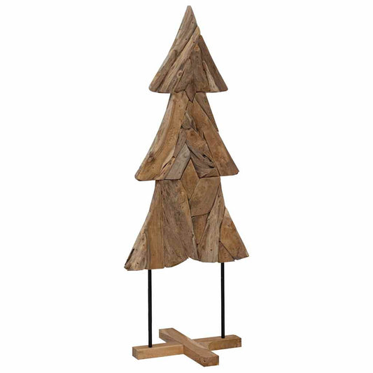 Christmas Tree with Stand Brown 150 cm Solid teak wood Christmas Tree with Stand Brown 150 cm Solid teak wood