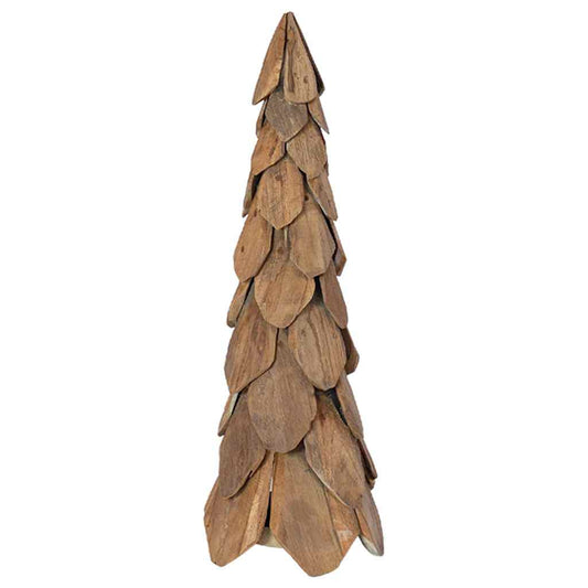 Christmas Tree with Stand Brown 80 cm Solid teak wood Christmas Tree with Stand Brown 80 cm Solid teak wood