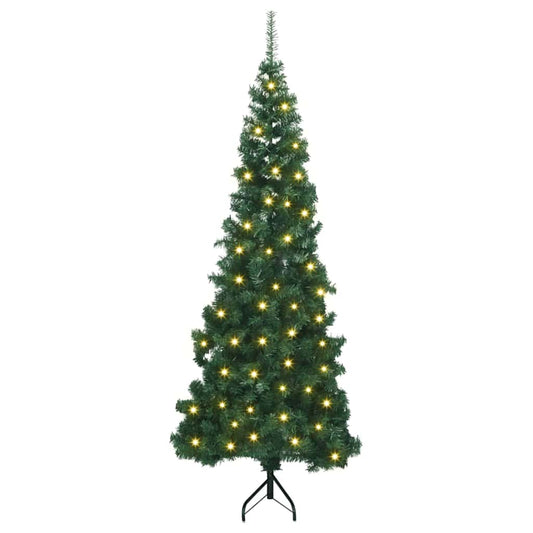 Corner Artificial Christmas Tree Green 240 cm PVC and Metal Corner Artificial Christmas Tree Green 240 cm PVC and Metal