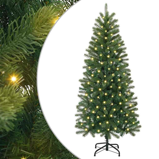 Artificial Christmas Tree with 150 LEDs Green 120 cm PE and PVC Artificial Christmas Tree with 150 LEDs Green 120 cm PE and PVC