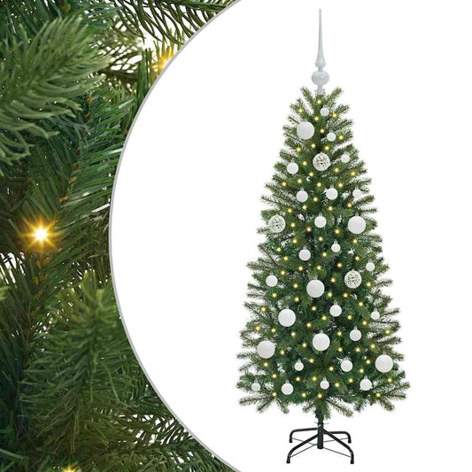Artificial Christmas Tree with 150 LEDs Green 120 cm PE and PVC Artificial Christmas Tree with 150 LEDs Green 120 cm PE and PVC