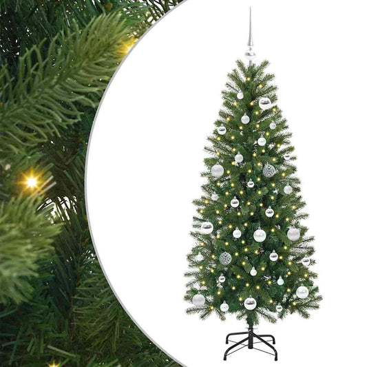 Artificial Christmas Tree with 150 LEDs Green 150 cm PE and PVC Artificial Christmas Tree with 150 LEDs Green 150 cm PE and PVC