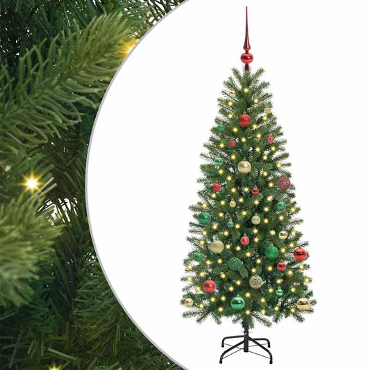 Artificial Christmas Tree with 150 LEDs Green 150 cm PE and PVC Artificial Christmas Tree with 150 LEDs Green 150 cm PE and PVC