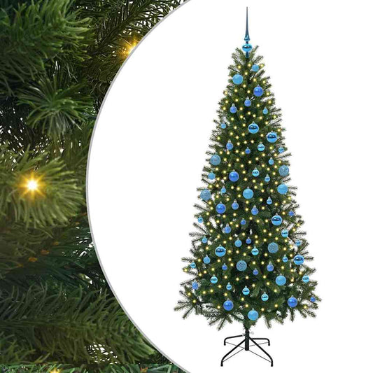 Artificial Christmas Tree with 300 LEDs Green 180 cm PE and PVC Artificial Christmas Tree with 300 LEDs Green 180 cm PE and PVC