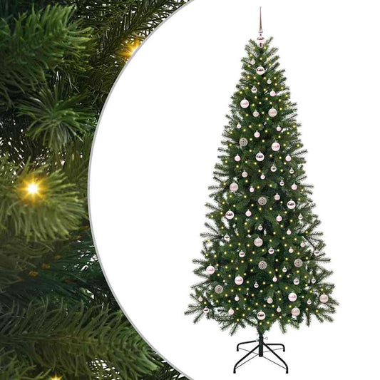 Artificial Christmas Tree with 300 LEDs Green 240 cm PE and PVC Artificial Christmas Tree with 300 LEDs Green 240 cm PE and PVC