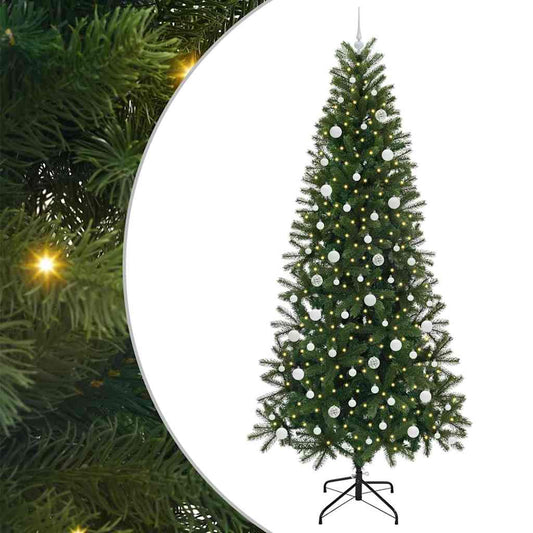 Artificial Christmas Tree with 300 LEDs Green 240 cm PE and PVC Artificial Christmas Tree with 300 LEDs Green 240 cm PE and PVC