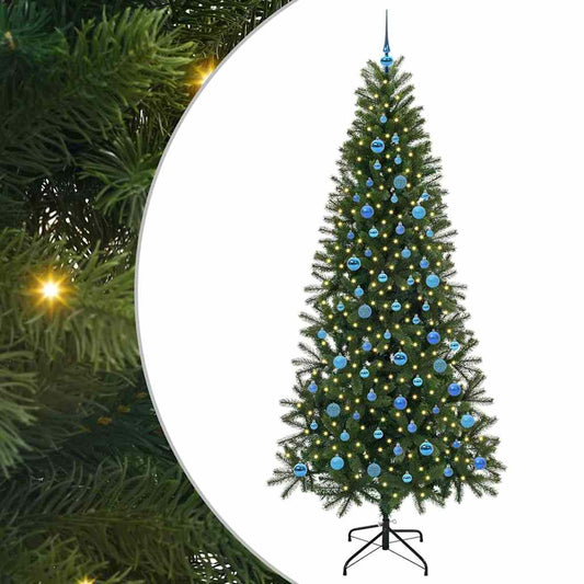 Artificial Christmas Tree with 300 LEDs Green 240 cm PE and PVC Artificial Christmas Tree with 300 LEDs Green 240 cm PE and PVC
