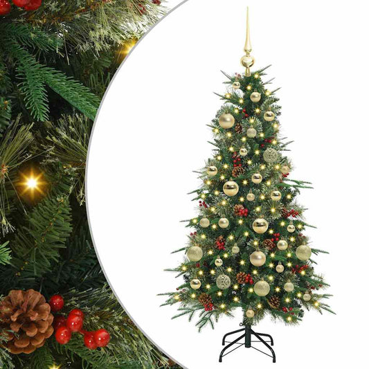 Artificial Hinged Christmas Tree Green 120 cm PE and PVC Artificial Hinged Christmas Tree Green 120 cm PE and PVC
