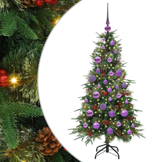 Artificial Hinged Christmas Tree Green 120 cm PE and PVC Artificial Hinged Christmas Tree Green 120 cm PE and PVC