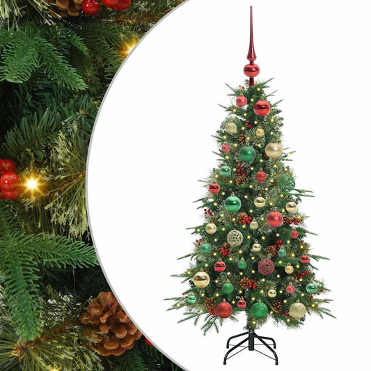 Artificial Hinged Christmas Tree Green 120 cm PE and PVC Artificial Hinged Christmas Tree Green 120 cm PE and PVC