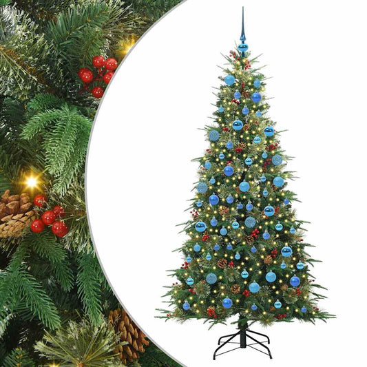 Artificial Hinged Christmas Tree Green 180 cm PE and PVC Artificial Hinged Christmas Tree Green 180 cm PE and PVC