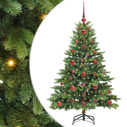 Artificial Christmas Tree with 150 LEDs Green 120 cm PE and PVC Artificial Christmas Tree with 150 LEDs Green 120 cm PE and PVC
