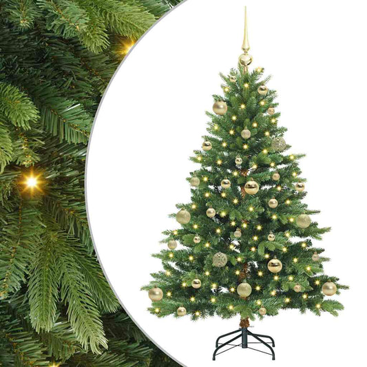 Artificial Christmas Tree with 150 LEDs Green 120 cm PE and PVC Artificial Christmas Tree with 150 LEDs Green 120 cm PE and PVC