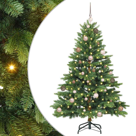 Artificial Christmas Tree with 150 LEDs Green 150 cm PE and PVC Artificial Christmas Tree with 150 LEDs Green 150 cm PE and PVC