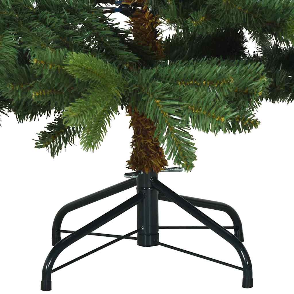 Artificial Christmas Tree with 150 LEDs Green 150 cm PE and PVC