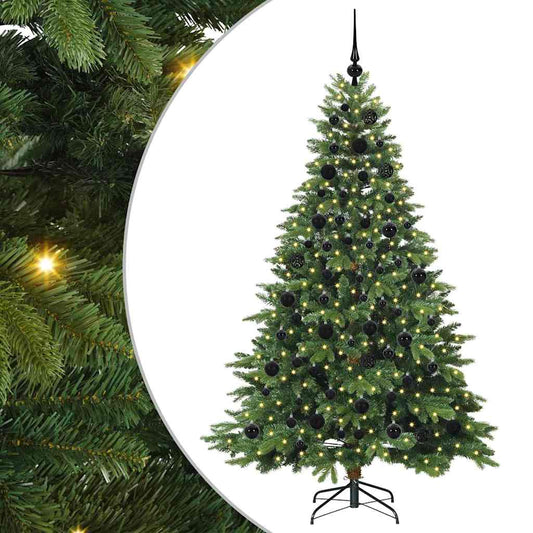 Artificial Christmas Tree with 300 LEDs Green 180 cm PE and PVC Artificial Christmas Tree with 300 LEDs Green 180 cm PE and PVC