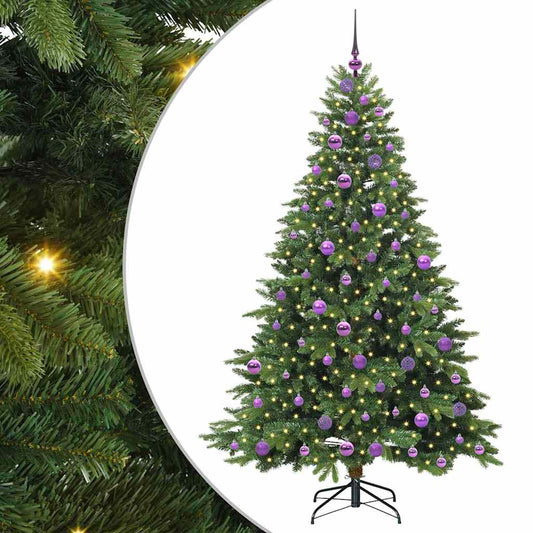 Artificial Christmas Tree with 300 LEDs Green 180 cm PE and PVC Artificial Christmas Tree with 300 LEDs Green 180 cm PE and PVC