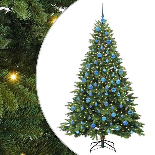 Artificial Christmas Tree with 300 LEDs Green 180 cm PE and PVC Artificial Christmas Tree with 300 LEDs Green 180 cm PE and PVC