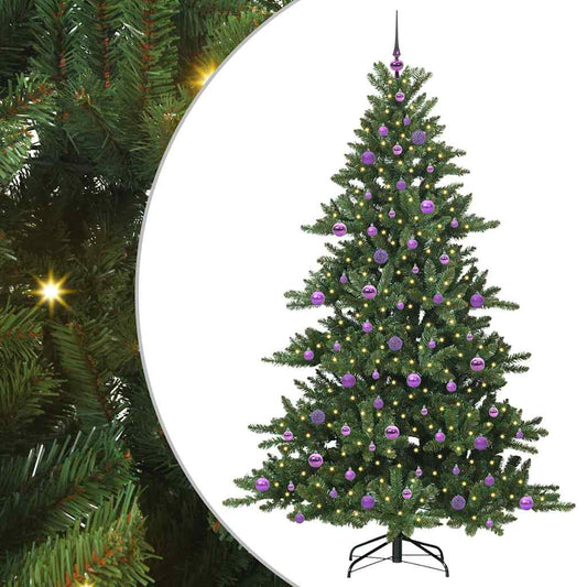 Artificial Hinged Christmas Tree Green 210 cm PVC and Steel Artificial Hinged Christmas Tree Green 210 cm PVC and Steel