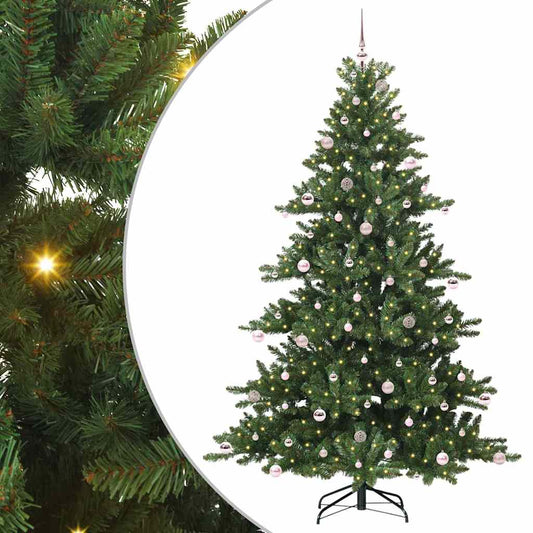 Artificial Hinged Christmas Tree Green 240 cm PVC and Steel Artificial Hinged Christmas Tree Green 240 cm PVC and Steel