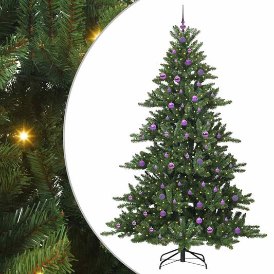 Artificial Hinged Christmas Tree Green 240 cm PVC and Steel Artificial Hinged Christmas Tree Green 240 cm PVC and Steel