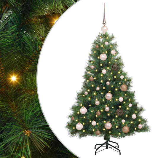 Artificial Christmas Tree with 150 LEDs Green 120 cm PE and PVC Artificial Christmas Tree with 150 LEDs Green 120 cm PE and PVC