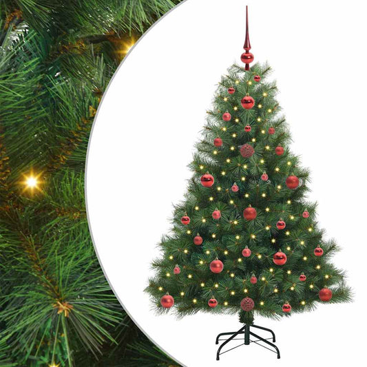 Artificial Christmas Tree with 150 LEDs Green 120 cm PE and PVC Artificial Christmas Tree with 150 LEDs Green 120 cm PE and PVC