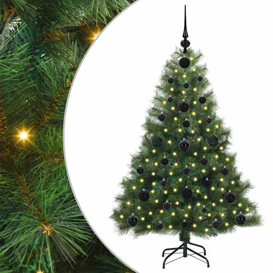 Artificial Christmas Tree with 150 LEDs Green 120 cm PE and PVC Artificial Christmas Tree with 150 LEDs Green 120 cm PE and PVC